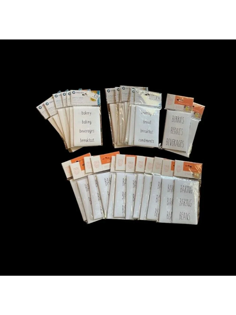 Storage Labels For Pantry Fridge Freezer 29 Packs=1,116 labels Brand New